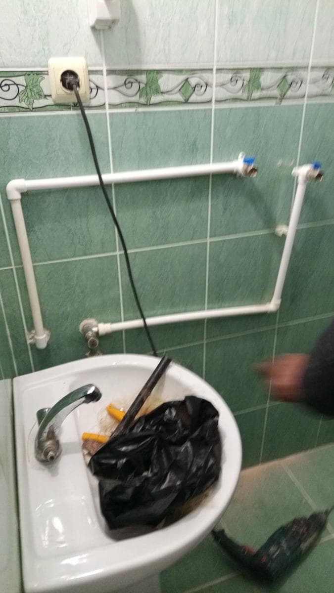 Lavabo tesisat bağlantı kontrolü